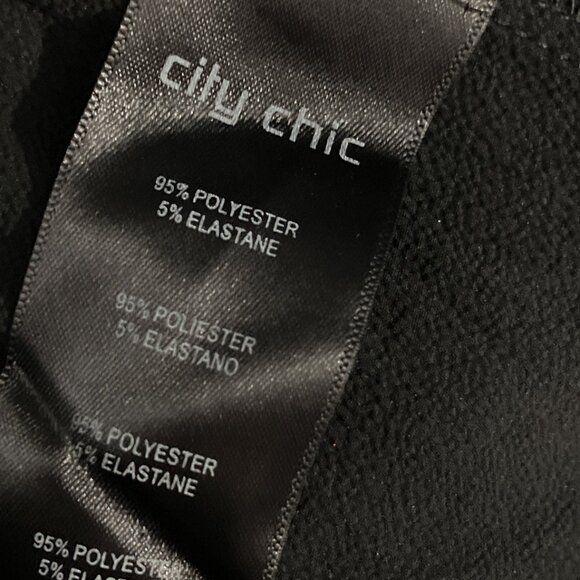 New City Chic Jumpsuit Plus Size 16 Crop Wide Leg Off Shoulder Stretch *No Belt* - Picture 7 of 7